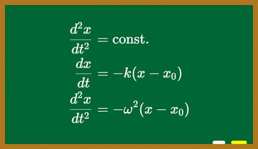 高校物理に現れる微分方程式
